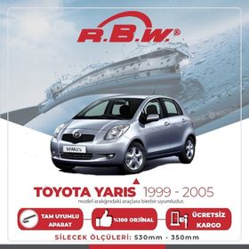 RBW Toyota Yaris 1999-2005 Ön Muz Silecek Takımı