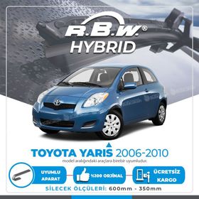 RBW Toyota Yaris 2006-2011 Ön Hybrid Silecek Takımı