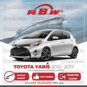 RBW Toyota Yaris 2012-2017 Ön Muz Silecek Takımı