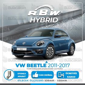 RBW Volkswagen Beetle 2011-2017 Ön Hybrid Silecek Takımı