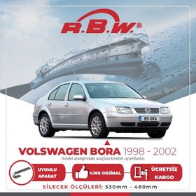RBW Volkswagen Bora 1998-2002 Ön Muz Silecek Takımı