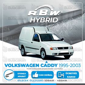 RBW Volkswagen Caddy 1995-2003 Ön Hybrid Silecek Takımı