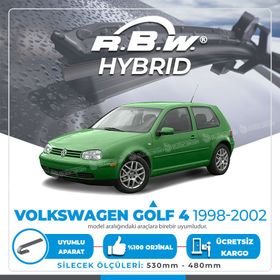 RBW Volkswagen Golf 4 1998-2002 Ön Hybrid Silecek Takımı