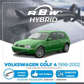 RBW Volkswagen Golf 4 1998-2002 Ön Hybrid Silecek Takımı