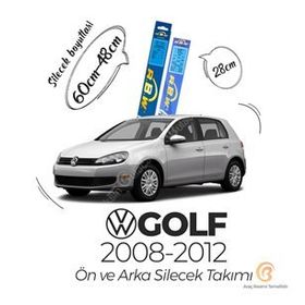 RBW Volkswagen Golf 6 2008-2012 Ön ve Arka Silecek Seti