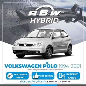 RBW Volkswagen Polo 1994-2001 Ön Hybrid Silecek Takımı