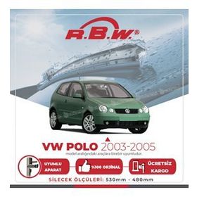 RBW Volkswagen Polo 2003-2005 Ön Muz Silecek Takımı