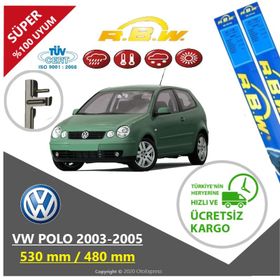 RBW Volkswagen Polo 2003-2005 Ön Muz Silecek Takımı