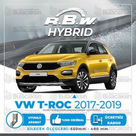 RBW Volkswagen T-ROC 2017-2019 Ön Hybrid Silecek Takımı