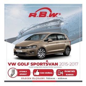 RBW VW Golf Sportsvan 2015-2017 Muz Silecek Takımı