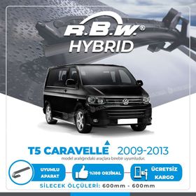 RBW VW T5 Caravelle 2009-2013 Ön Hybrid Silecek Takımı