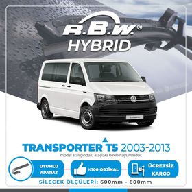 RBW Vw Transporter T5 2003-2013 Hybrid Silecek Takımı