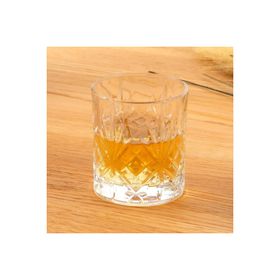 RCR Melodia Yüksek Kalite Cam 6'lı 80 ml Kahve Yanı Bardak Seti