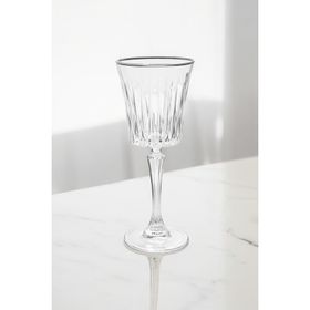RCR Timeless 6'lı 230 ml Platin Rimli Kadeh Seti