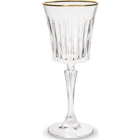 RCR Timeless 6'lı Altın Rimli 300 ml Kadeh Seti