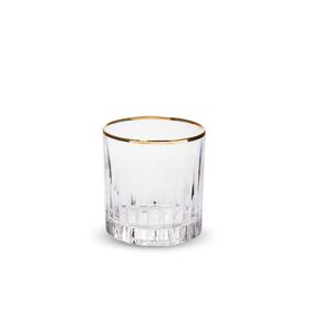 RCR Timeless 6'lı Altın Rimli 310 ml Su Bardağı Seti