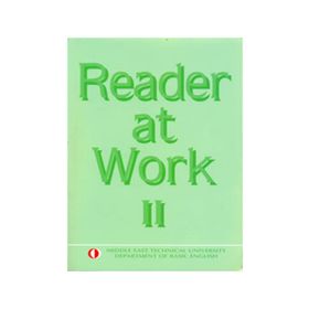 Reader At Work II Odtü Yayıncılık