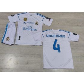 Real Madrid Beyaz Yeni Sezon Sergio Ramos Şortlu Forma