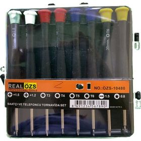 Real Özs OZS-10480 Saatçı ve Telefoncu Tornavida Set