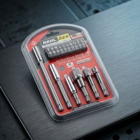 Real Özs ÖZS-1887 Bits Uç Ve Adaptör Seti 16 Parça
