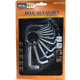 Real Özs ÖZS-7306 10 Parça Alyan Set