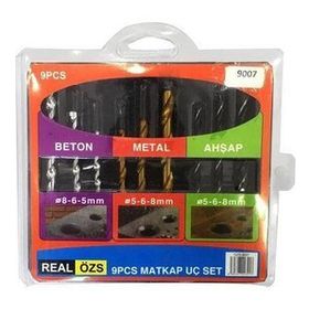 Real Özs ÖZS-9007 9 Parça Matkap Ucu Seti
