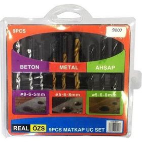Real Özs ÖZS-9007 9 Parça Matkap Ucu Seti