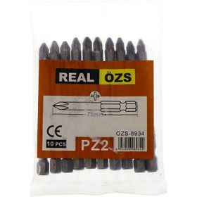 Real Ozs PZ2 X 75 Mm 10 Adet Yıldız Bits Uc Matkap Ucu