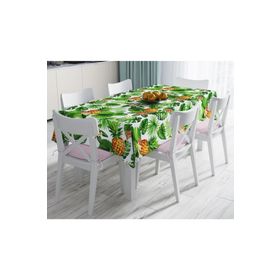 RealHomes 3260 Summer Tropikal Desenli Özel Tasarımlı Leke Tutmaz 90x90 cm Masa Örtüsü