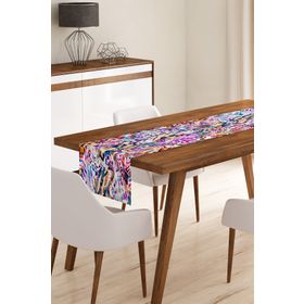Realhomes 3706Nazar Boncuğu Motifli Dijital Baskılı Modern Runner