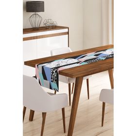 Realhomes -3716Multi Renkler Dijital Baskılı Modern Runner Runner
