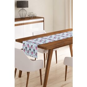 Realhomes 3918 Ebru Desenli Dijital Baskılı Modern Runner