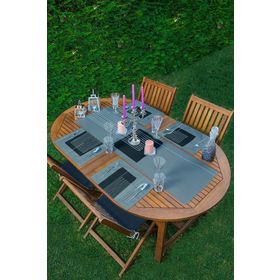 RealHomes 45x140 cm Homes Soft Renkli Onedraw Çizimli Dijital Baskılı Dekoratif Püsküllü Şönil Üçgen Runner