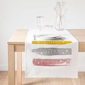 Realhomes Believe Dream Shine Çizimli Modern Baskılı Süet Runner