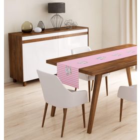RealHomes Çiçek Desenli Dijital Baskılı Özel Tasarım Runner