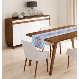 RealHomes Çiçek Desenli Dijital Baskılı Özel Tasarım Runner
