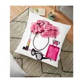 RealHomes Coco Shopping Tasarımlı Dijital Baskılı 70x70 cm Yer Minderi