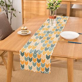 RealHomes Desenli Dijital Baskılı Dekoratif Runner