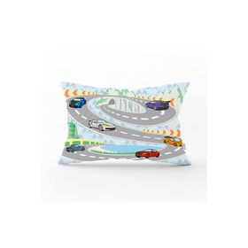 RealHomes DIK-947 Dijital Baskılı Dikdörtgen Kırlent Kılıfı