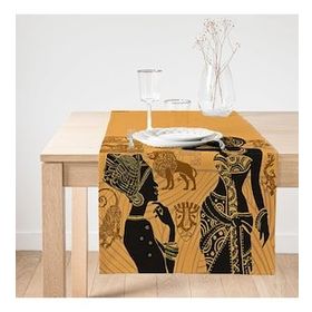 Realhomes Etnik Afrika Desenli Modern Süet Runner