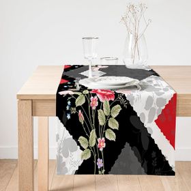 Realhomes Fashion Özel Tasarım Dijital Baskılı Modern Süet Runner