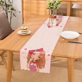 Realhomes Fashion RUNNER731 Girl Dijital Baskılı Modern Özel Tasarım Runner