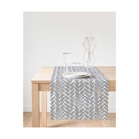 Realhomes Geometrik Desenli Dijital Baskılı Modern Süet Runner