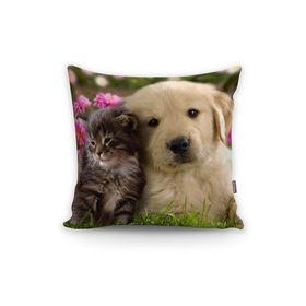 RealHomes Hayvanlar Alemi Dijital Baskılı Dekoratif Yastık Kırlent Kılıfı