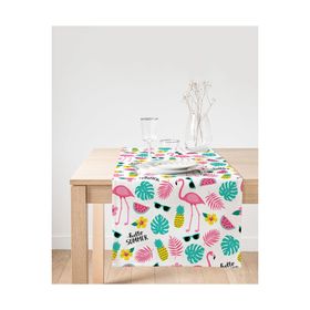 Realhomes Hello Summer Özel Tasarım Dijital Baskılı Süet Runner