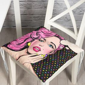 RealHomes K05 Pop Art Retro Dijital Baskılı Dekoratif Kırlent Kılıfı