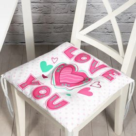 RealHomes K2083 Puanlı Love You Baskıılı Dijital Baskılı Kırlent Kılıfı