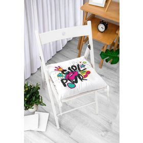 RealHomes K2085 Dudak Baskılı Girl Power Dijital Baskılı Kırlent Kılıfı