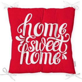 RealHomes K235 Home Sweet Home Dijital Baskılı Dekoratif Kırlent Kılıfı