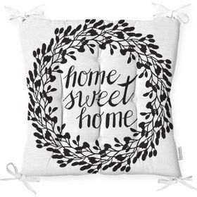 RealHomes K235 Home Sweet Home Dijital Baskılı Dekoratif Kırlent Kılıfı
